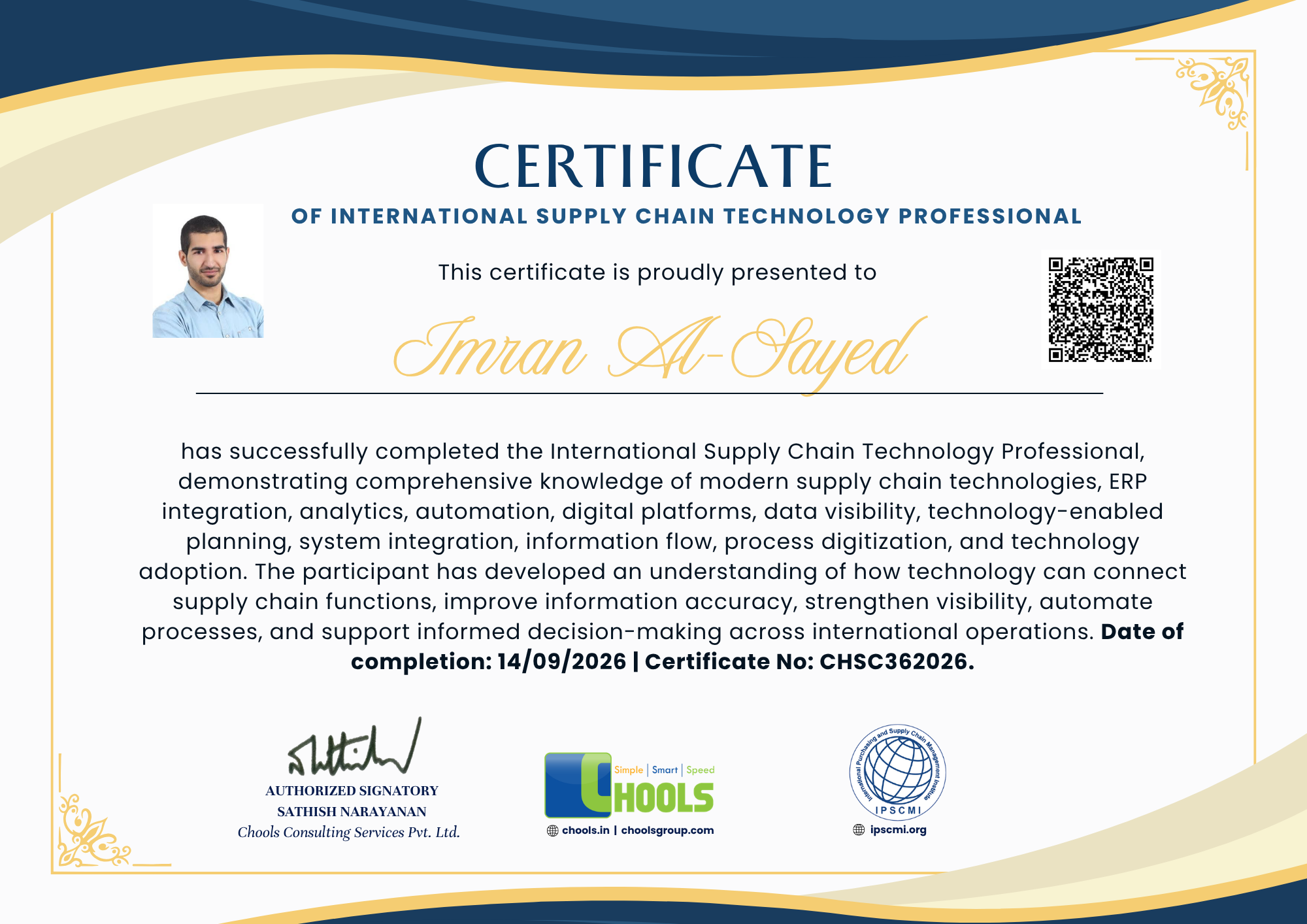 Emerging Business Program Certificate